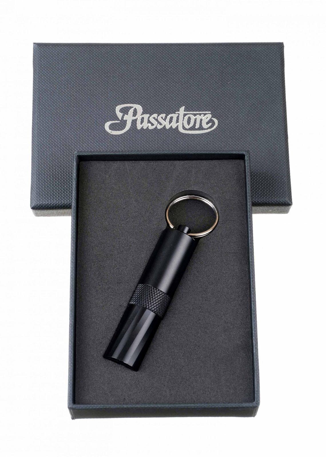 Пробойник сигарный Passatore c докуривателем, Антрацит (Германия) 593-915