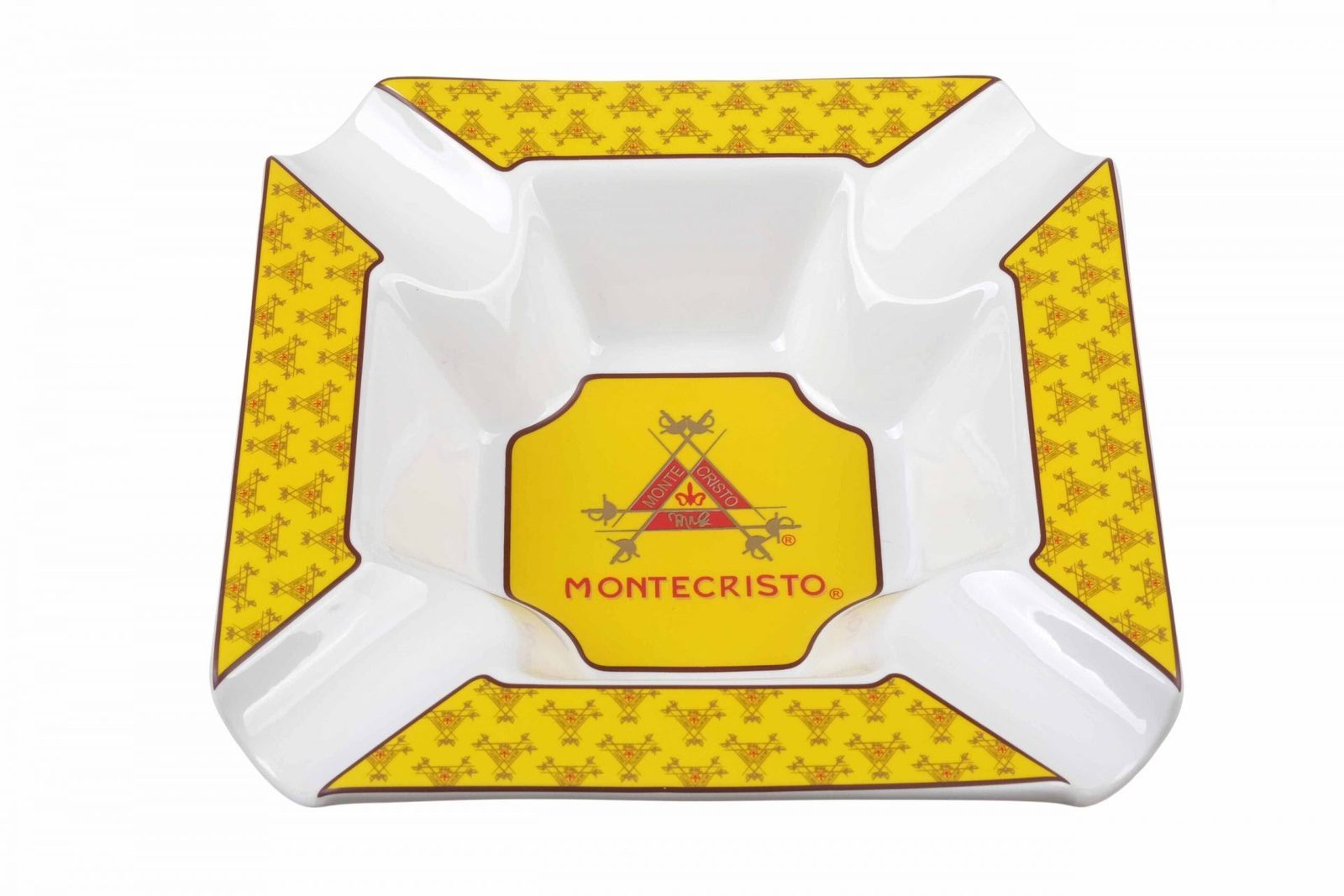 Пепельница Tom River на 4 сигары, керамика, Montecristo ASH-36M