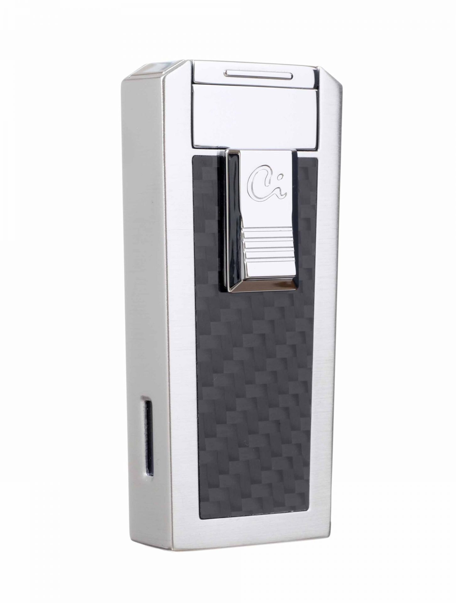 Зажигалка Caseti сигарная, турбо (тройное пламя), карбон