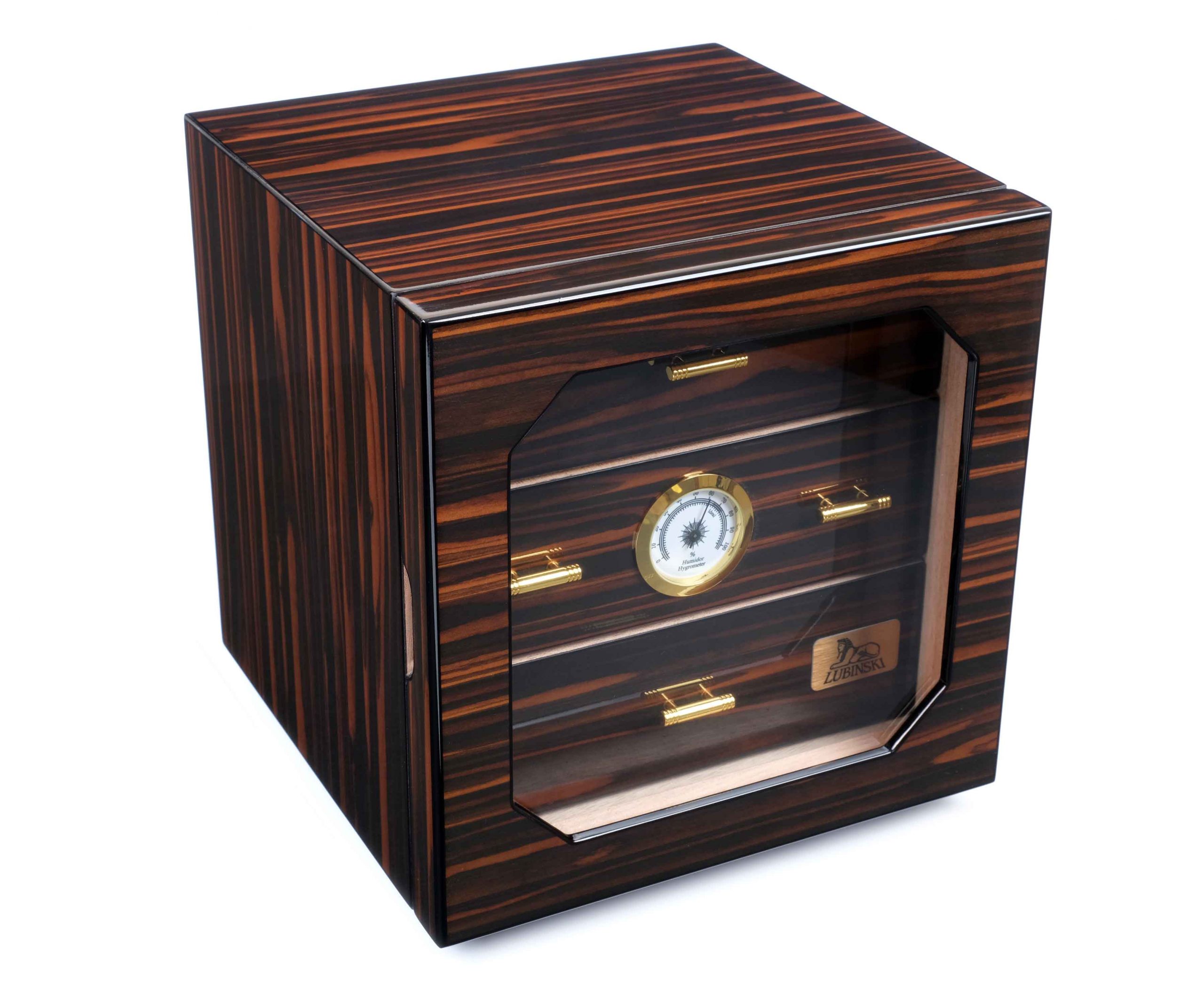 Хьюмидор-шкаф Lubinski на 100 сигар, Макассар