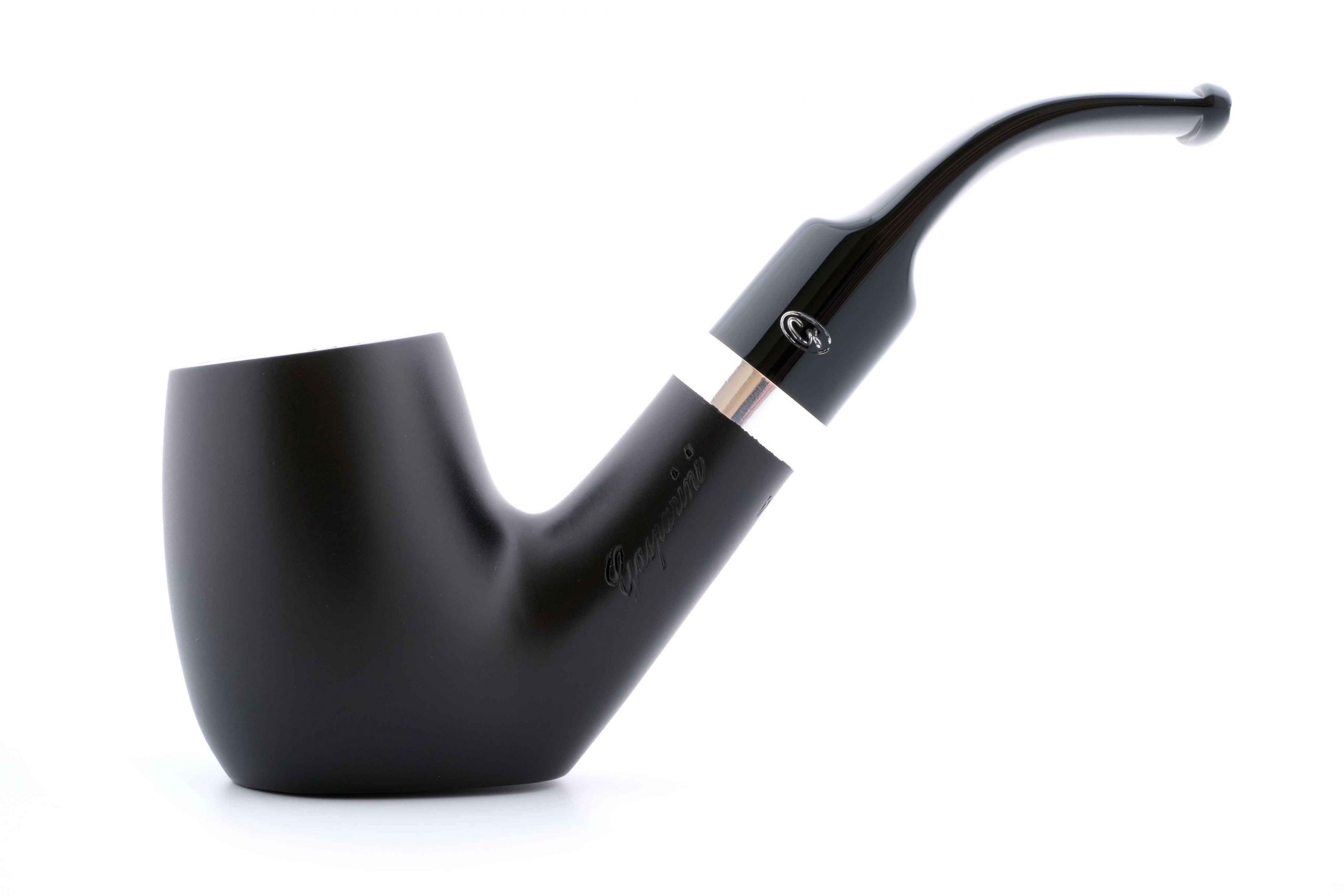 Трубка Gasparini черная с пенкой, Форма 34