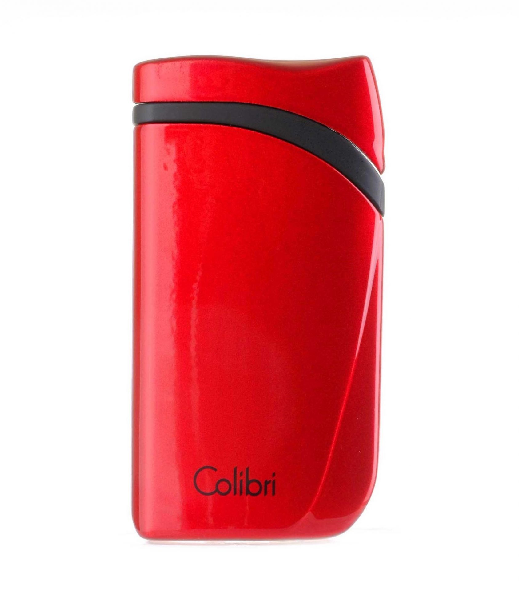 Зажигалка сигарная Colibri Falcon, красный металлик