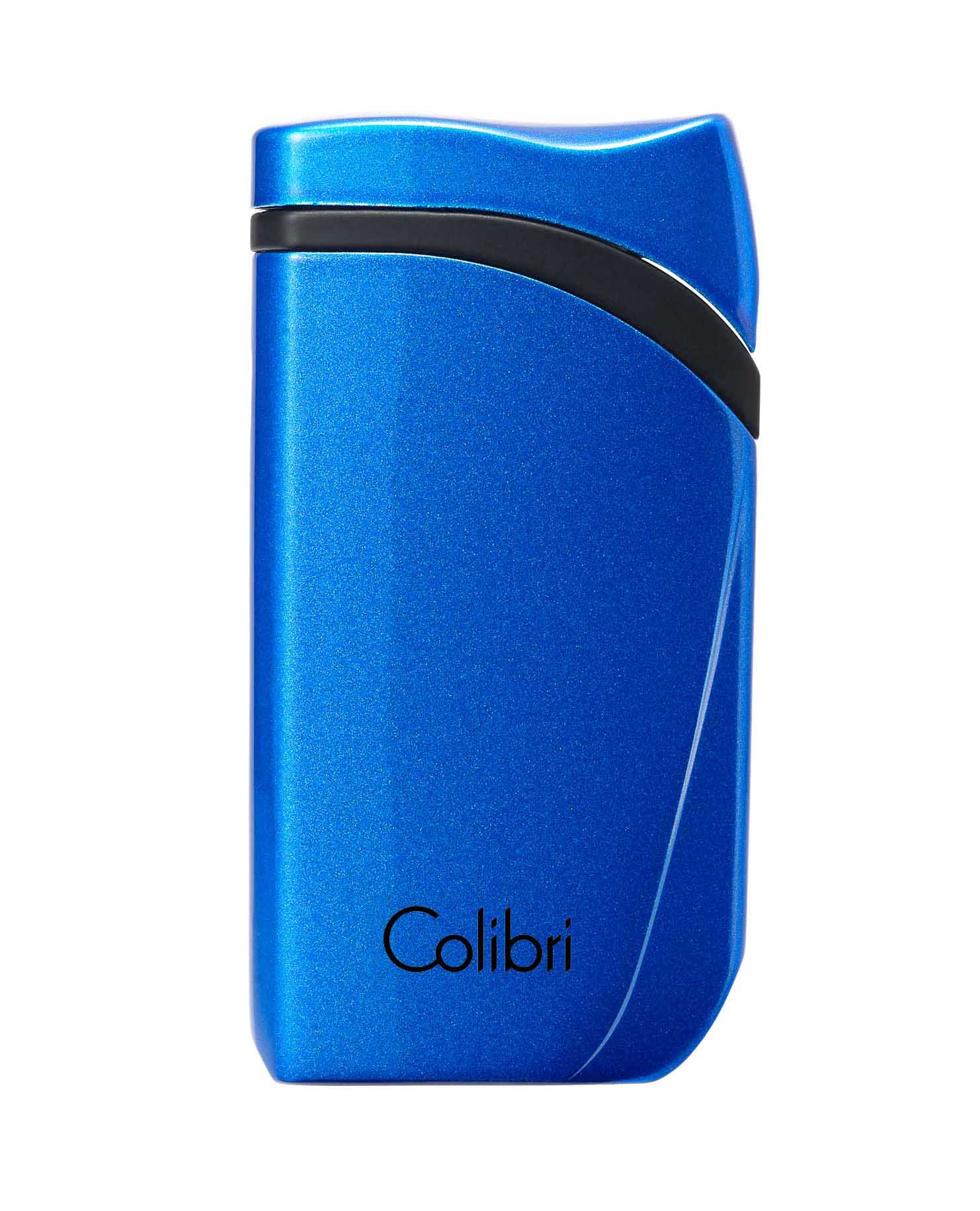 Зажигалка сигарная Colibri Falcon, синий металлик