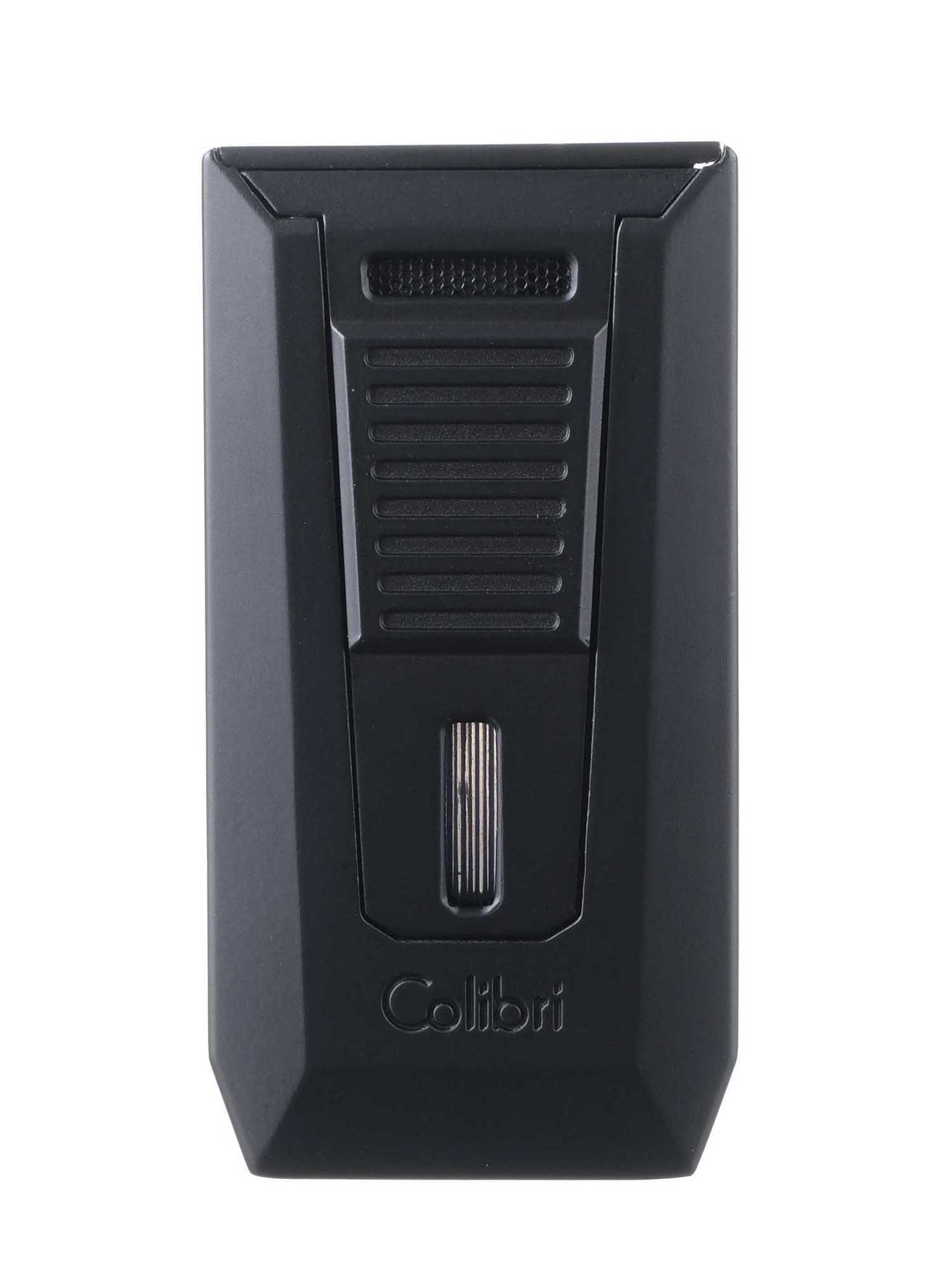 Зажигалка сигарная Colibri Slide (двойное пламя), черная