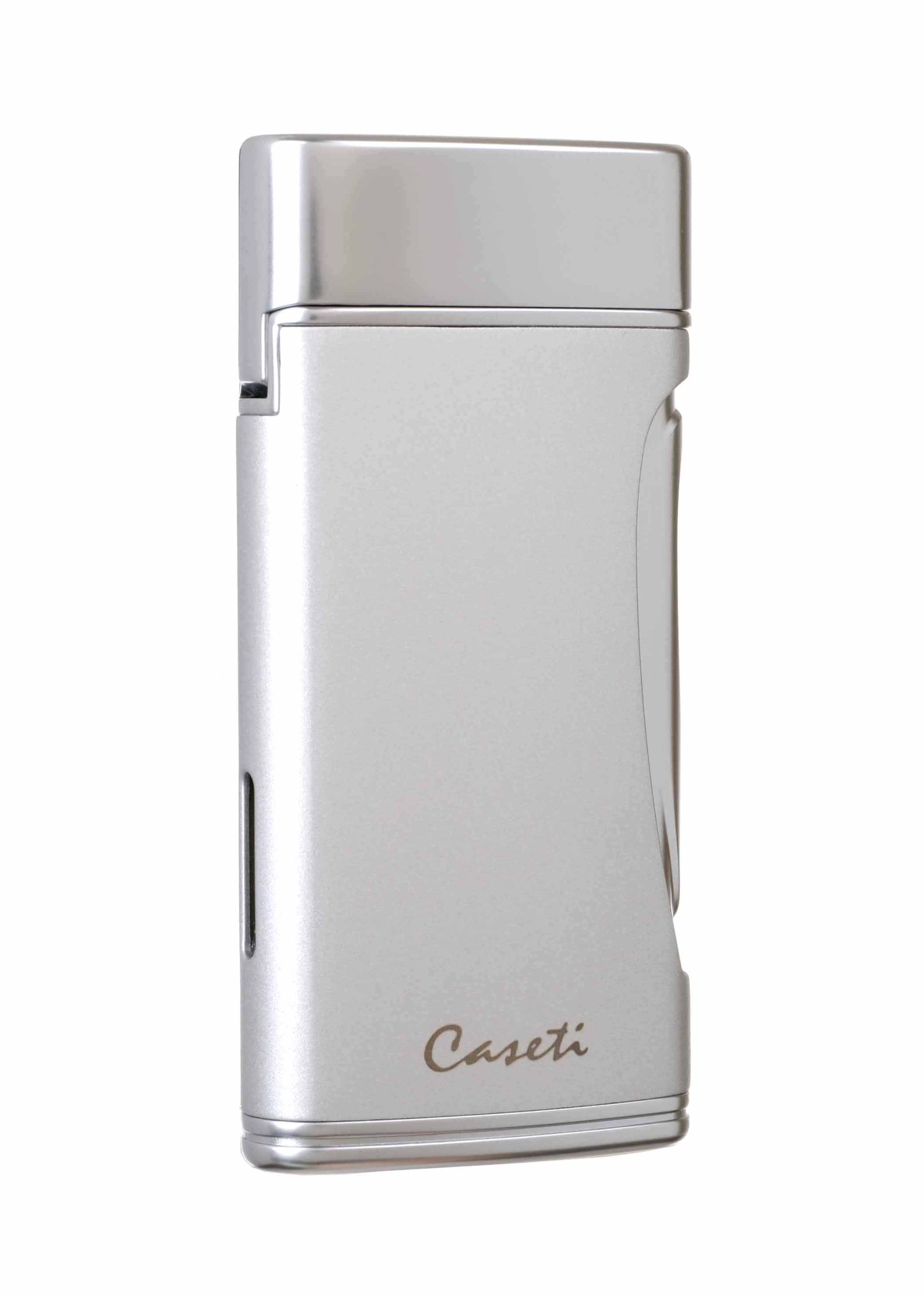 Зажигалка Caseti сигарная турбо (двойное пламя), серебристая