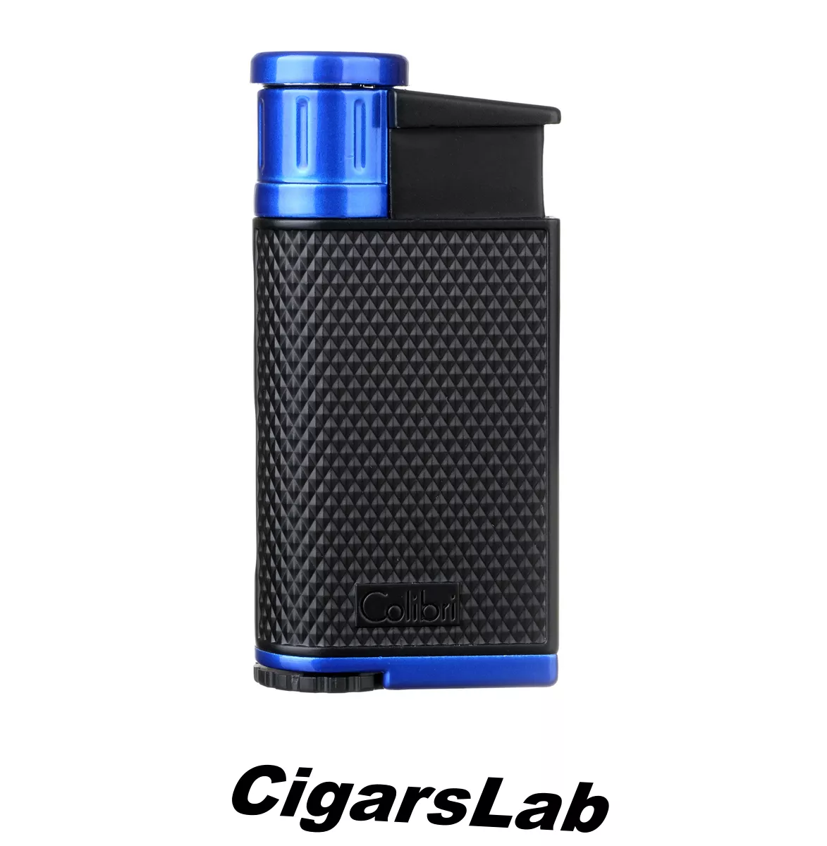 Зажигалка сигарная Colibri Evo, черно-синяя