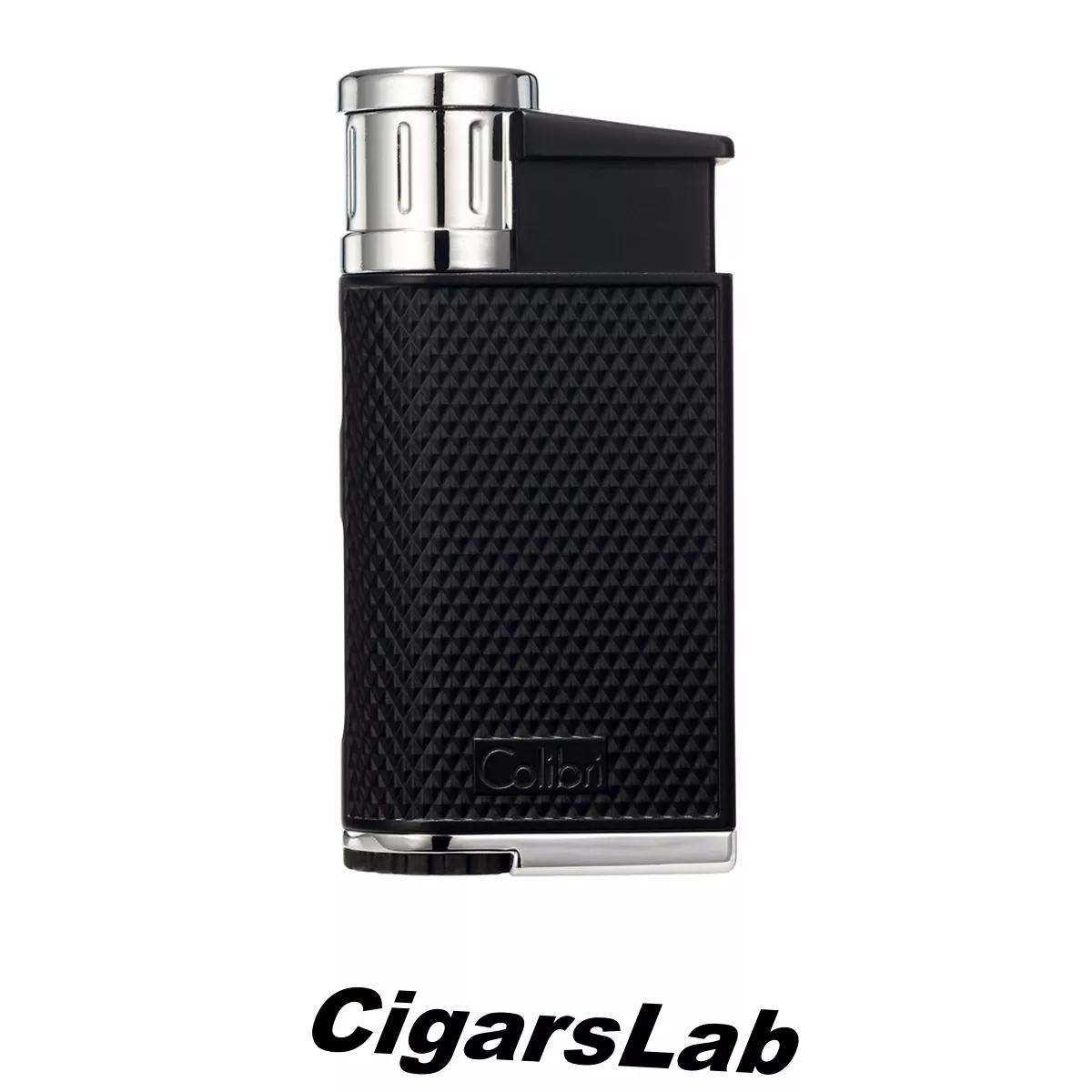 Зажигалка сигарная Colibri Evo, черная-хром
