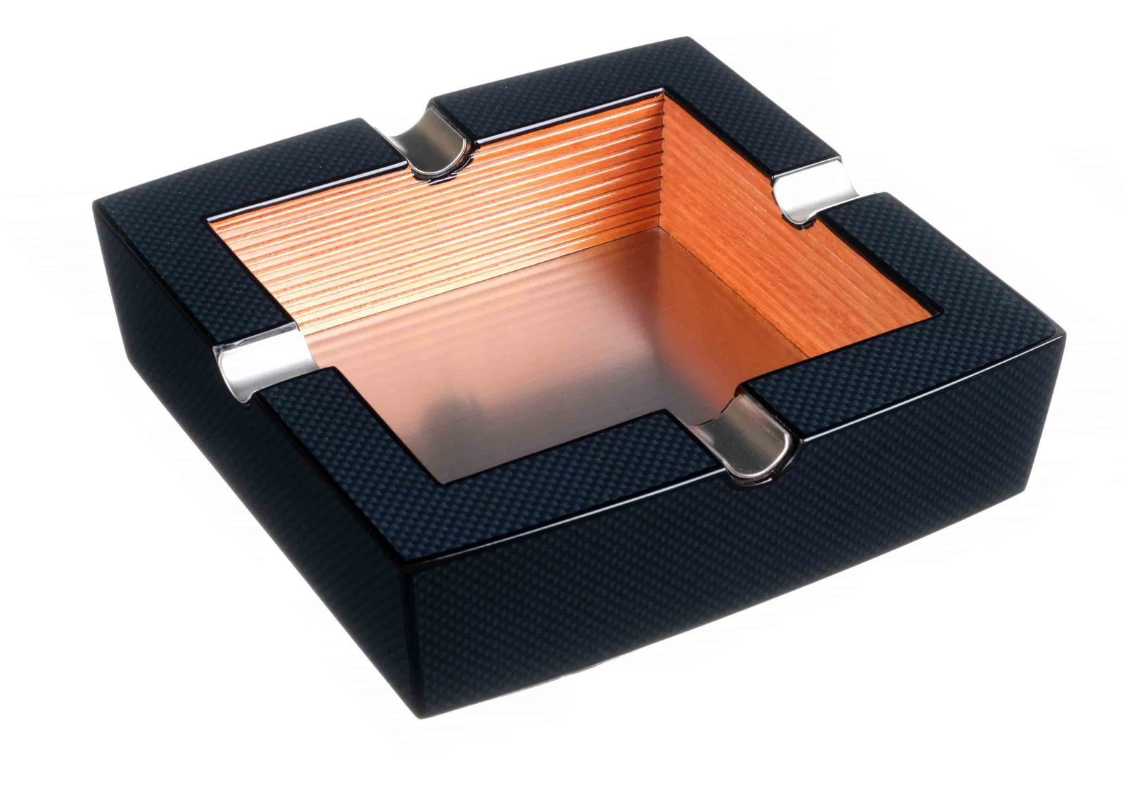 Пепельница сигарная Lubinski на 4 сигары, Карбон E2001