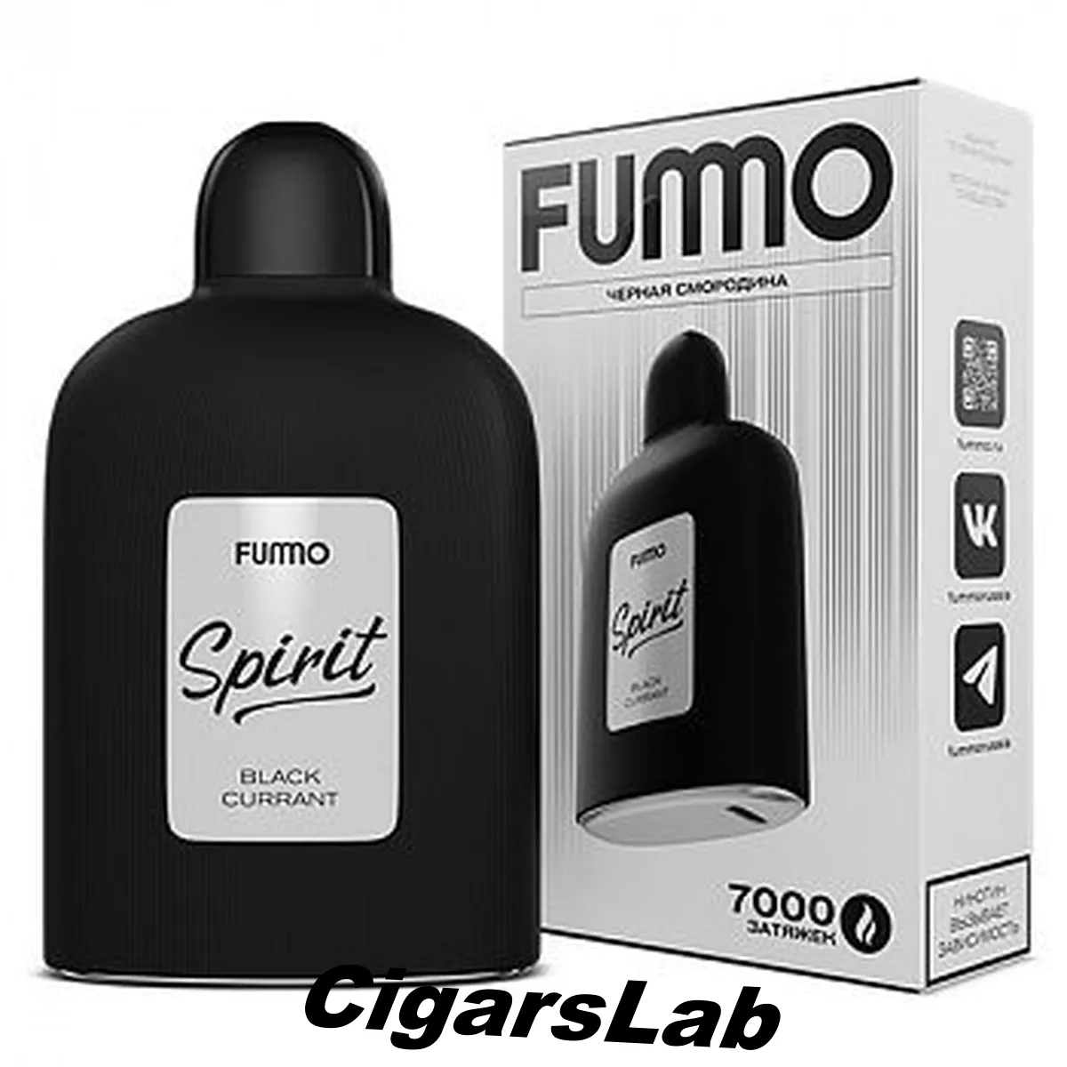 POD система Fummo - Spirit 7000 затяжек - Лимон - Лайм - 2% - (1 шт.)