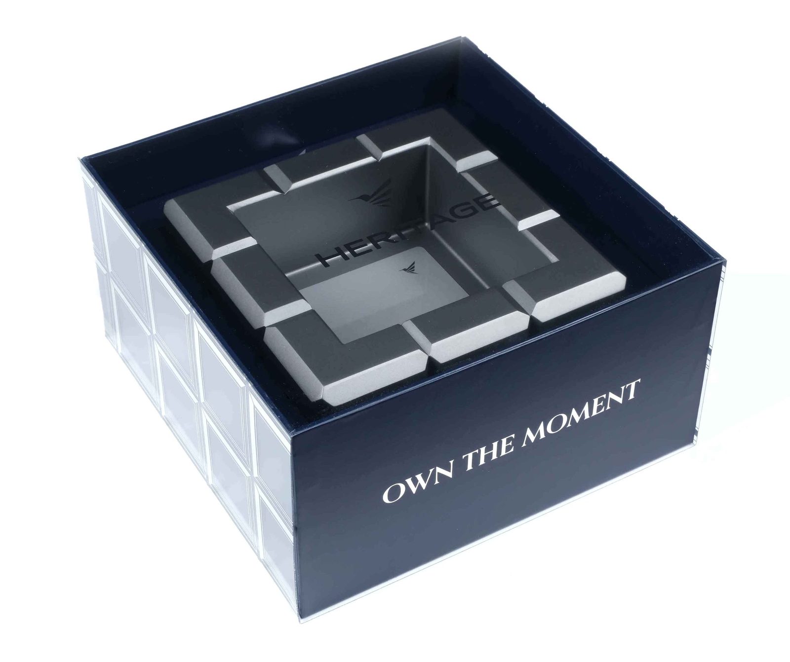 Пепельница Colibri Heritage Cube, Оружейная сталь AT125T3 preview