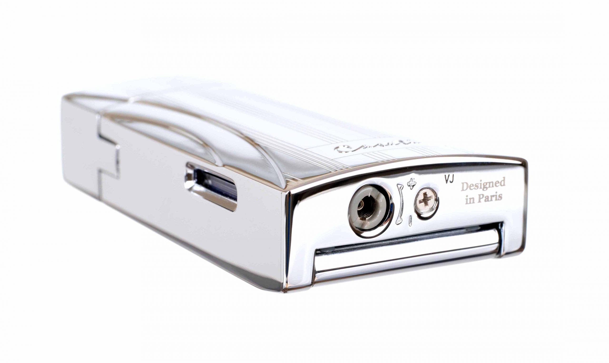 Зажигалка Caseti сигарная турбо, серебристая, с гильотиной preview