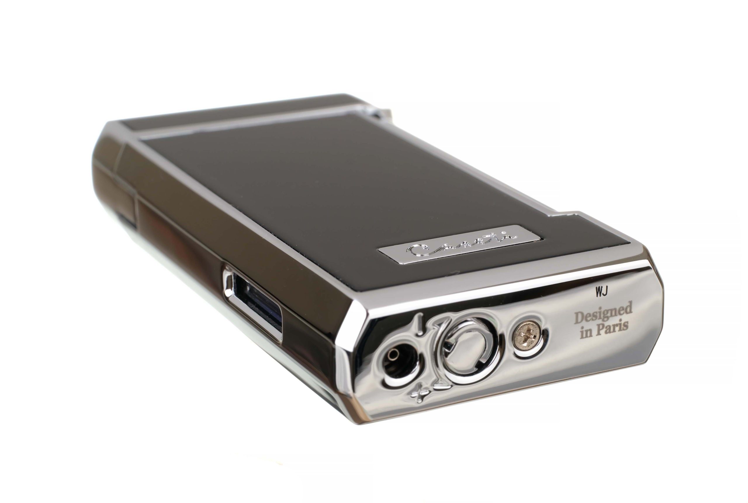 Зажигалка Caseti сигарная, турбо (двойное пламя), черная preview