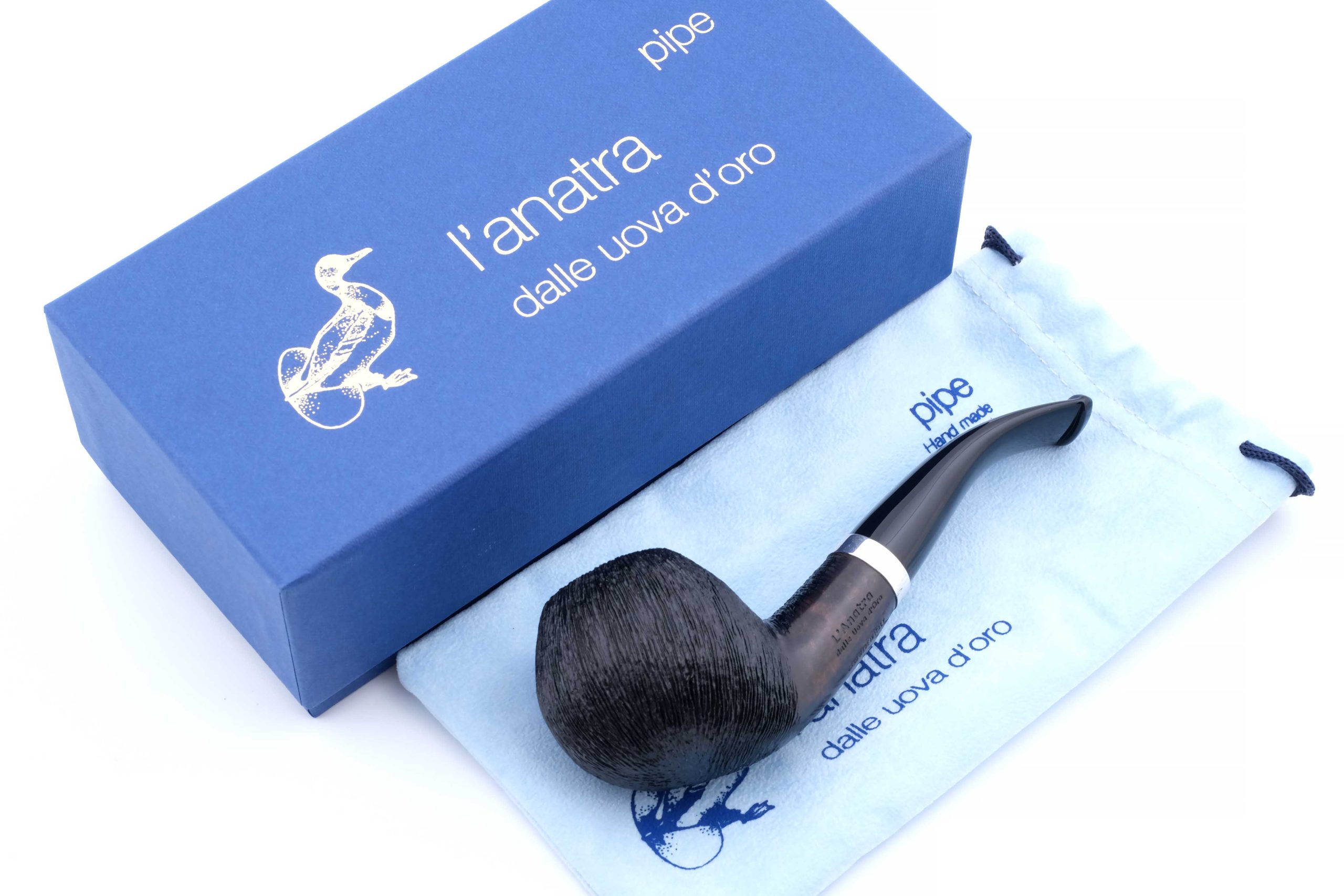 Трубка L’Anatra Pettinata Silver L122-2 preview