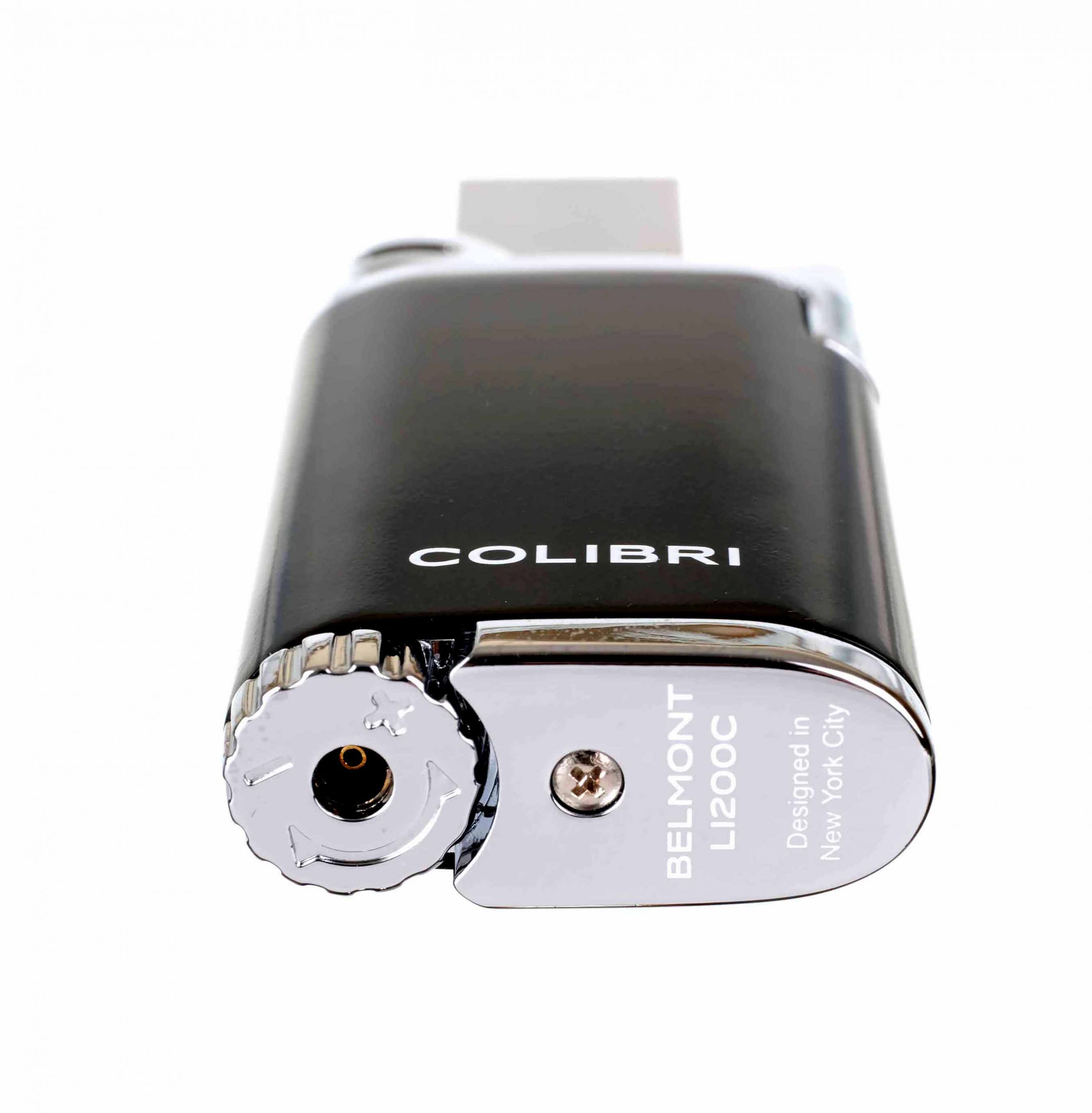 Зажигалка сигарная Colibri Belmont, черная-хром preview