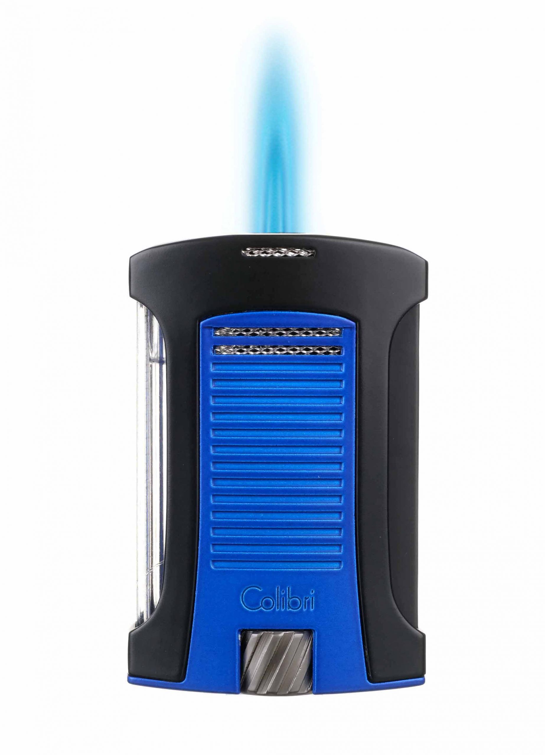 Зажигалка сигарная Colibri Daytona, черно-синяя preview