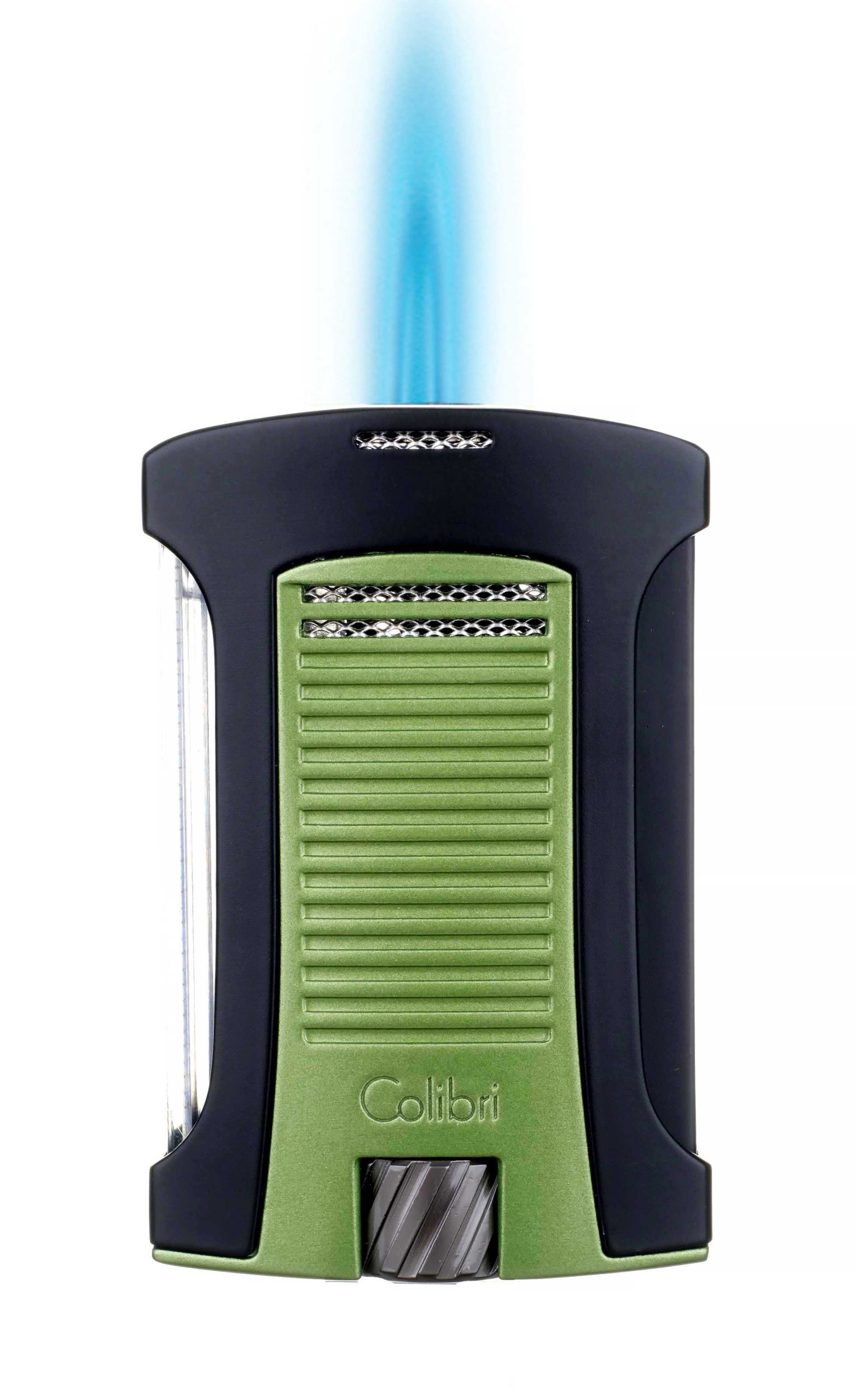 Зажигалка сигарная Colibri Daytona, черно-зеленая preview