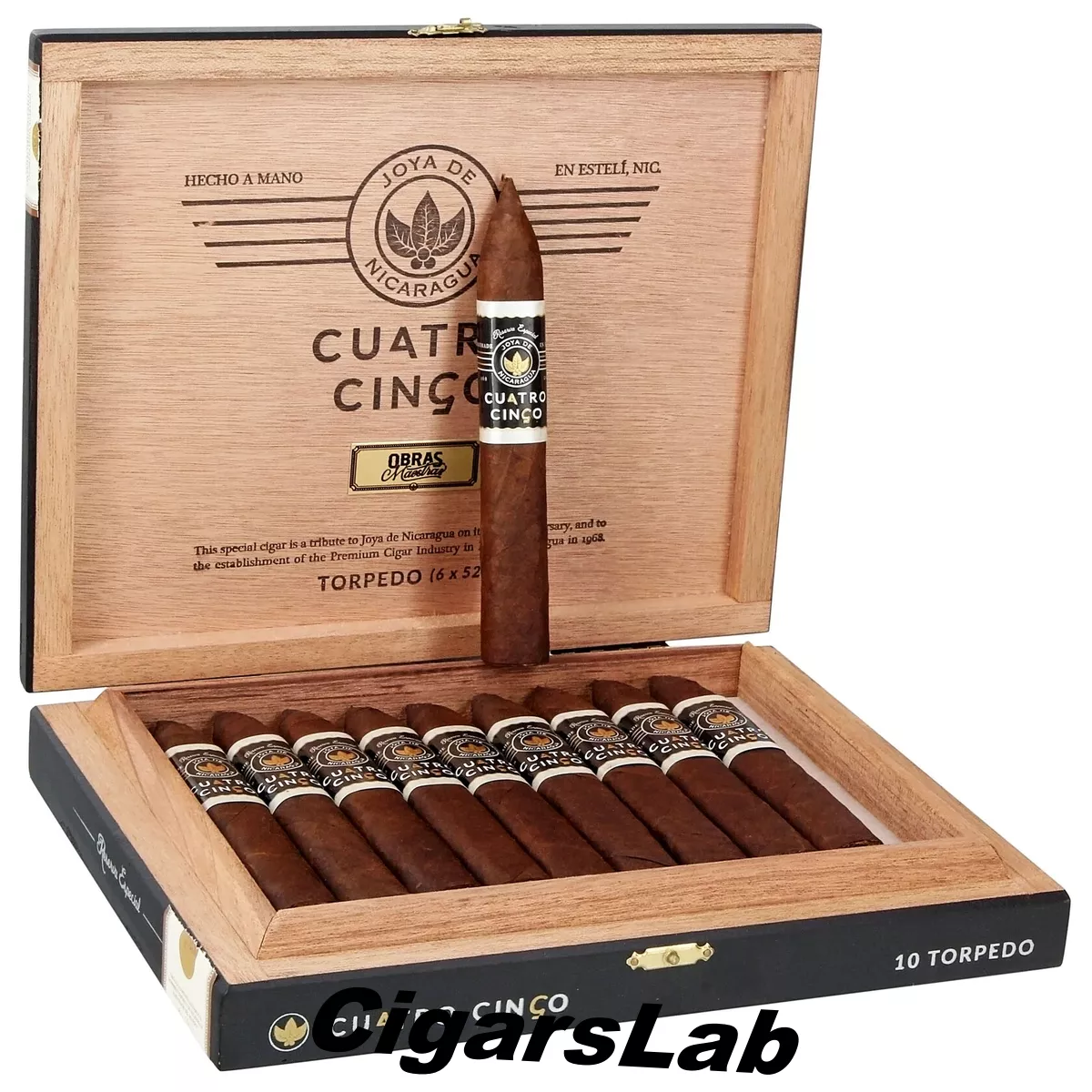 Сигара Joya de Nicaragua Obras Maestras Cuatro Cinco Torpedo