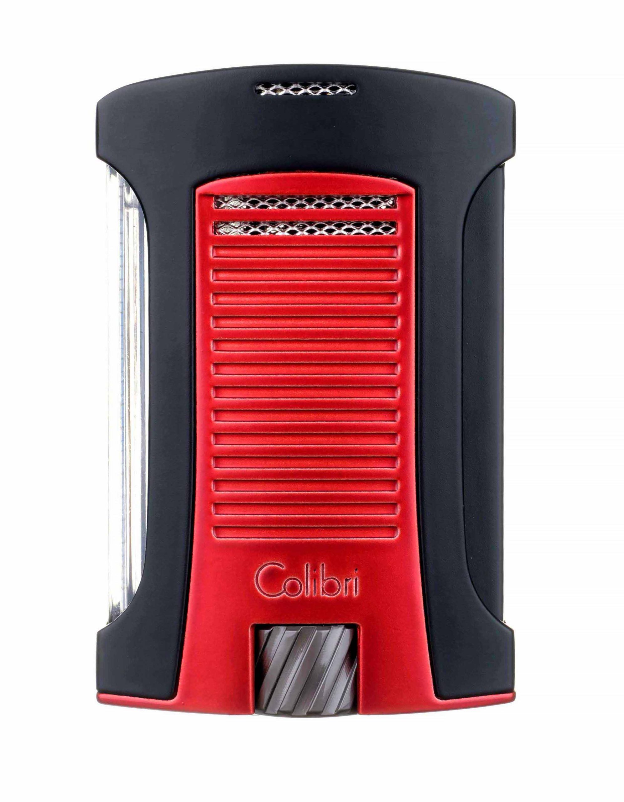 Зажигалка сигарная Colibri Daytona, черно-красная