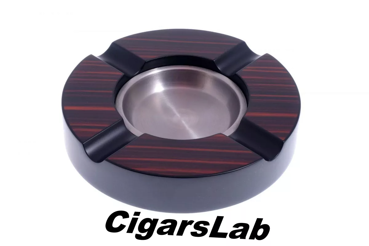 Пепельница сигарная Lubinski на 4 сигары, Эбеновое дерево E643