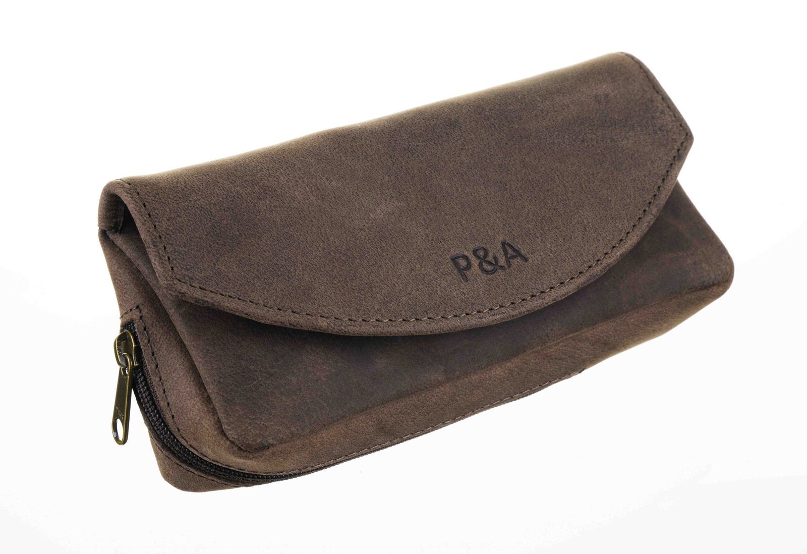 Сумка P&A для трубки и табака, натуральная буйволиная кожа P315-Buffalo