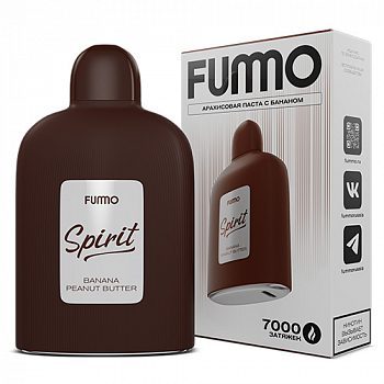 POD система Fummo - Spirit 7000 затяжек - Арахисовая паста с бананом - 2% - (1 шт.)
