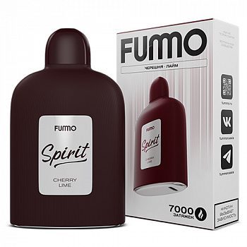 POD система Fummo - Spirit 7000 затяжек - Черешня - Лайм - 2% - (1 шт.)