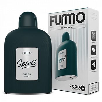 POD система Fummo - Spirit 7000 затяжек - Свежая мята - 2% - (1 шт.)