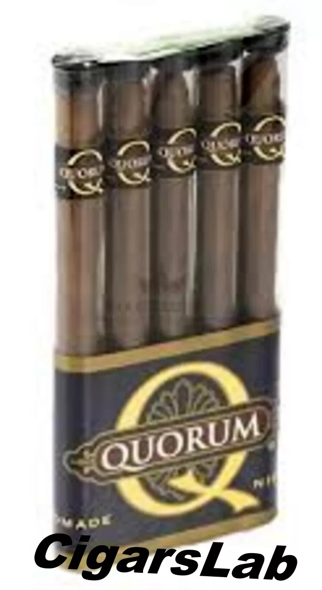 SET 5 cigars Quorum Delgado Shade Tubos