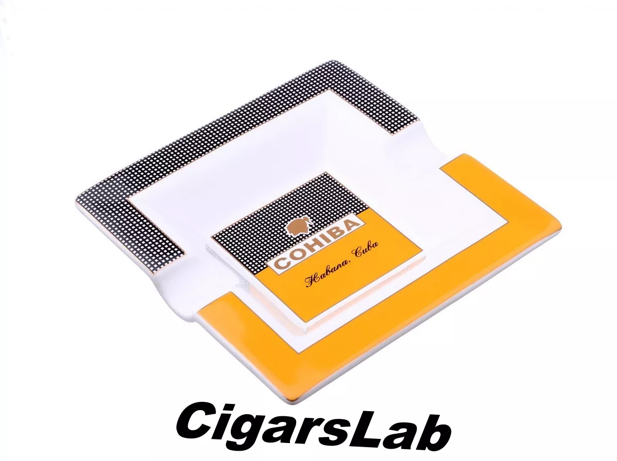 Пепельница Tom River на 2 сигары, керамика, Cohiba 513-220